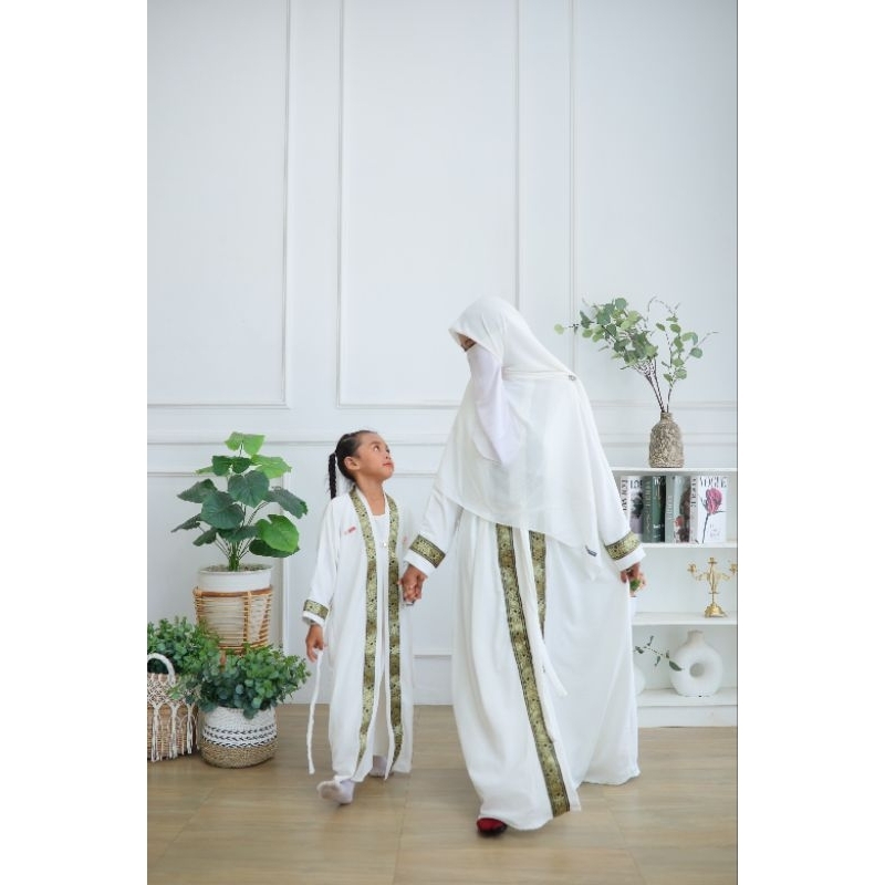 Abaya Makkah (Paketan 250RB dapet 2 Ibu dan anak) lebih murah Abaya Ibu dan  anak Abaya makkah Abaya