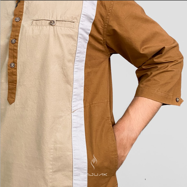 KURTA PAKISTAN SAJUAK MUSLIM KURTA KOMBINASI SAJUAK/ BAJU KOKO KOMBINASI/ FASHION MUSLIM