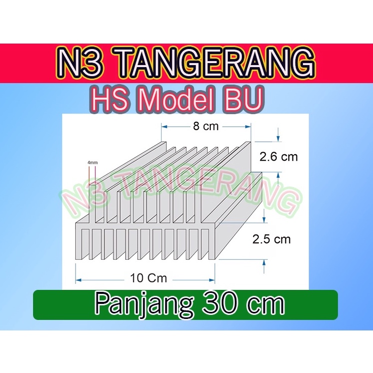 Rekomendasi PENDINGIN HS HEATSINK 3U 3CM MK YIROSHI JBL SOCL