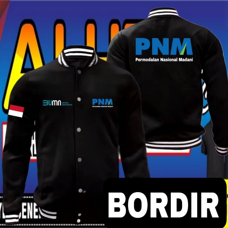 jaket bordir PNM jaket varsity PNM jaket baseball PNM jaket BUMN PNM jaket varsity BUMN PNM jaket ba