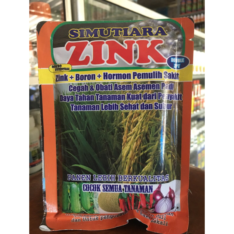 Pupuk SiMutiara Zink Kemasan 150 Gram