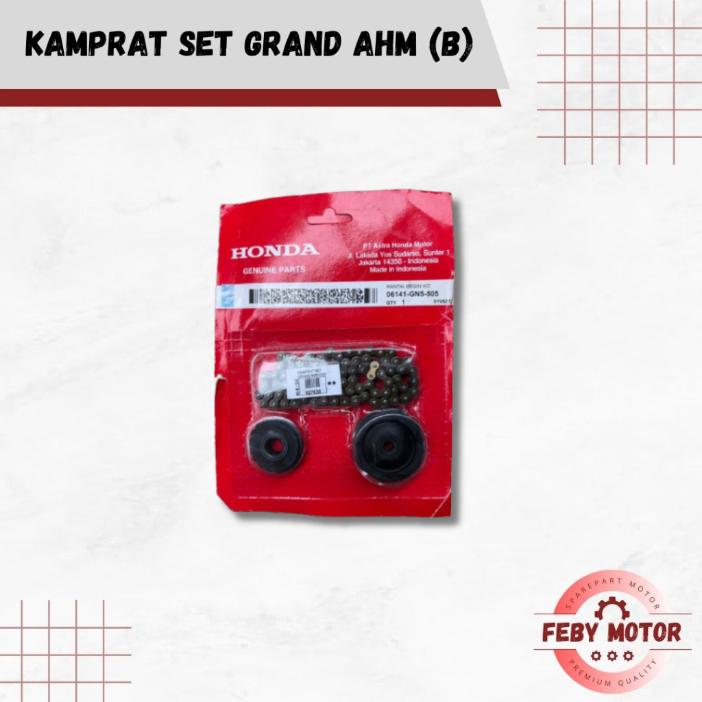 AHM (B) Kamprat Set Grand // Kamprat Set Rantai Keteng Honda Grand Supra Prima