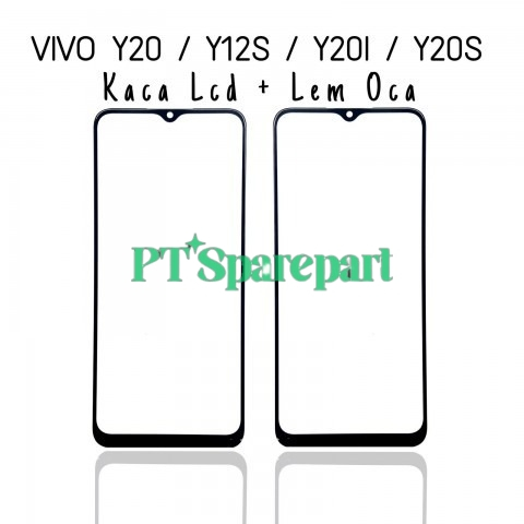 Kaca LCD Glass  + Oca Vivo Y20 2020 / Y12S / Y20i / Y20S