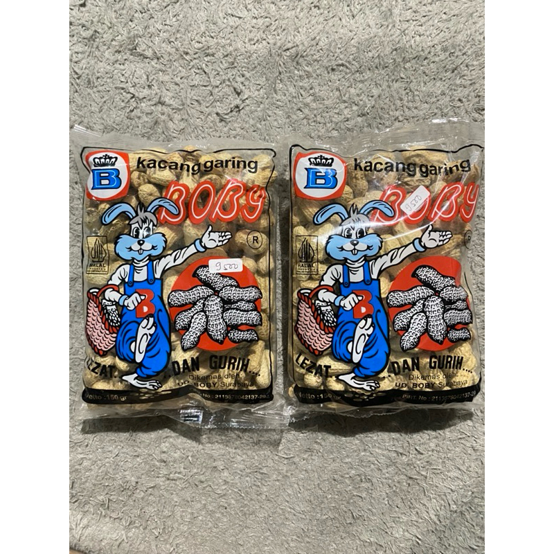 

[READY STOK] Kacang Tanah Garing Boby Enak Lezat dan Gurih Surabaya