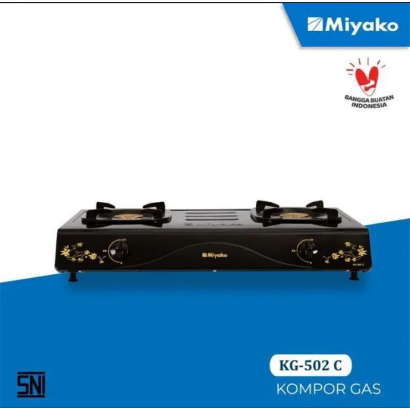 Miyako Kompor Gas 2 Tungku KG 502 C KG502C 502C KG502