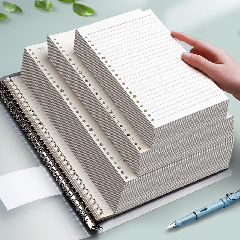 

Notebook Spiral Ukuran B5 / A5 Isi A5/B5 LOOSE LEAF 6/20/26 LUBANG 6 RING