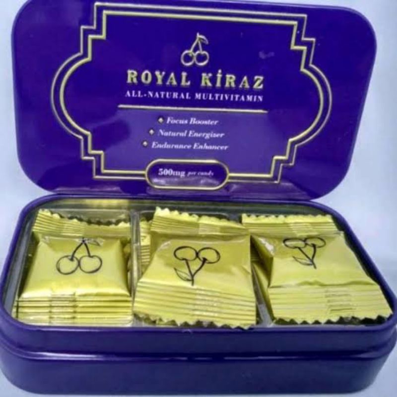 

ROYAL KIRAZ Turkey ORIGINAL(GOLD ) ASLI 1kaleng isi 15pcs