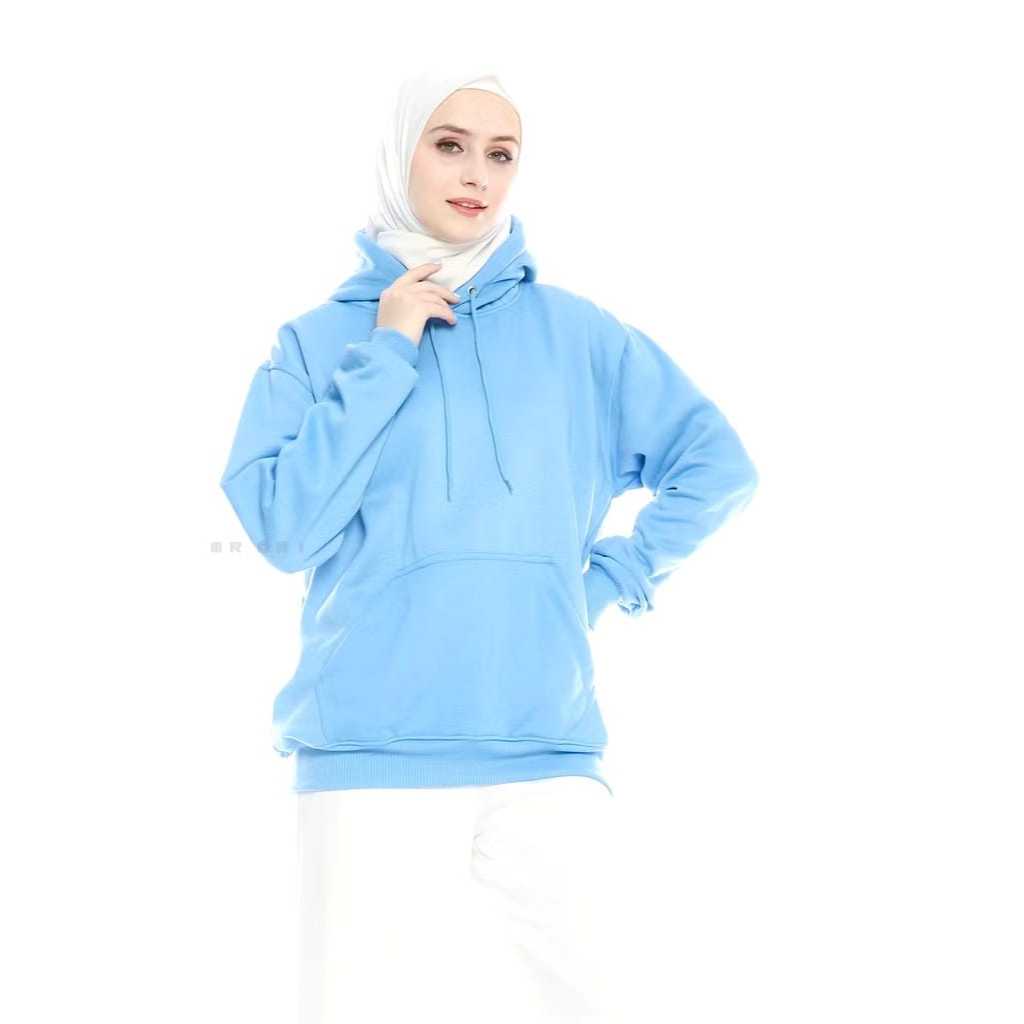 SWITER HOODIE ORIGINAL BAHAN CATTON FLECE UNISEX PRIA DAN WANITA /SWITER HOODIE POLOS MURAH MERIAH W