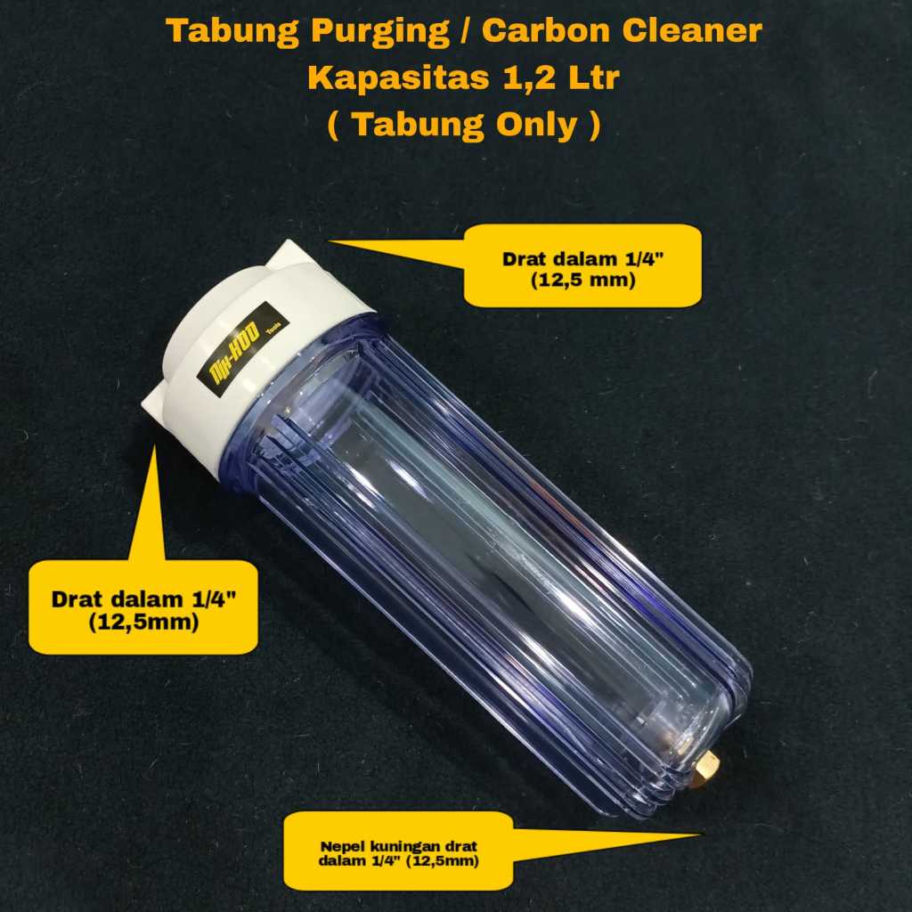 Botol Purging Diesel TABUNG ONLY - Tabung  Carbon Cleaner Gurah Mesin