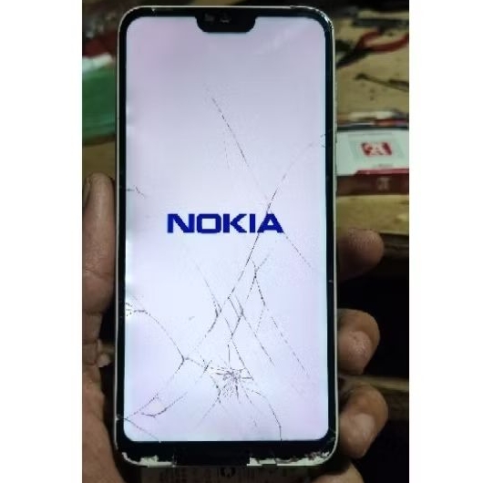 LCD NOKIA 6.1 PLUS (NOKIA X6) RETAK NORMAL Original Copotan