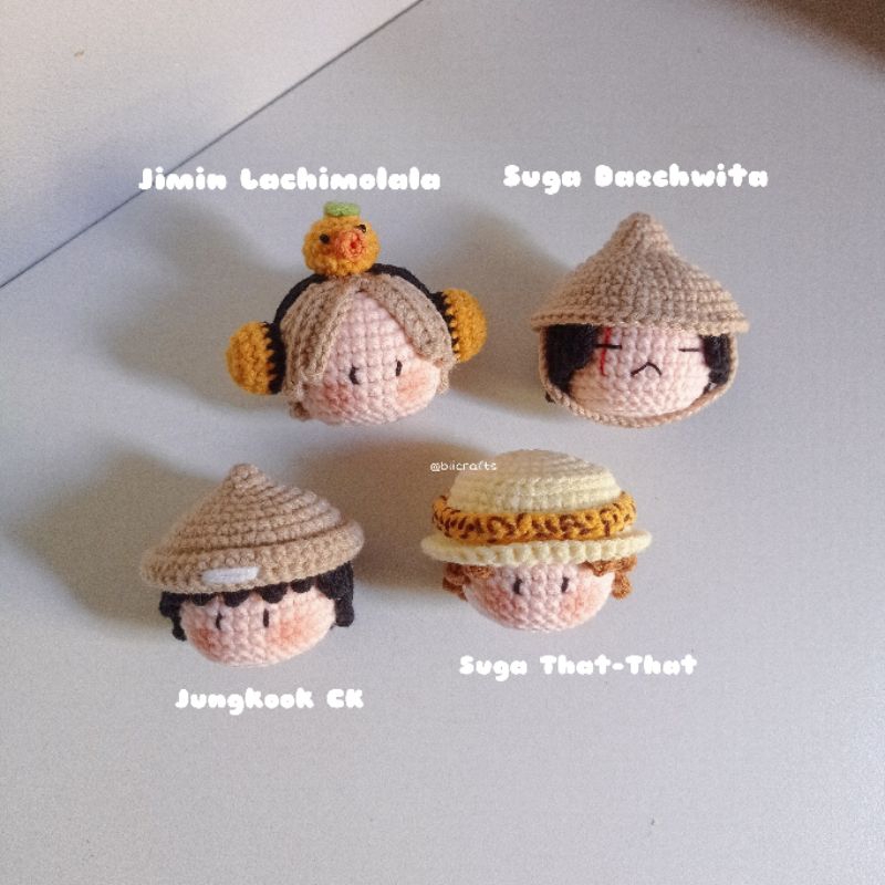 Keychain BTS - Amigurumi BTS