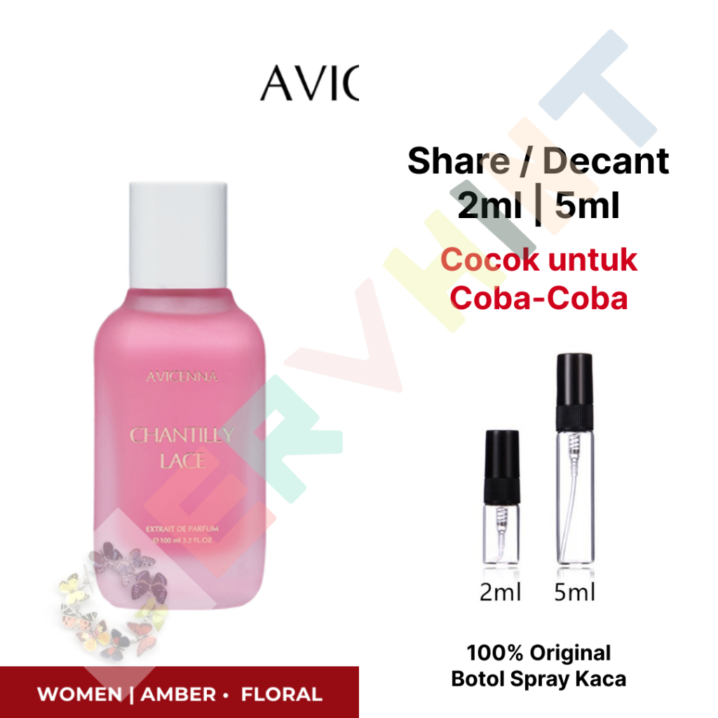 [Share / Decant] Avicenna Chantilly Lace Extrait De Parfum - Parfum Wanita