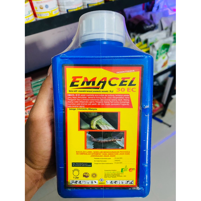 Emacel 30ec 1Liter obat hama padi dll paling ampuh obat insektisida