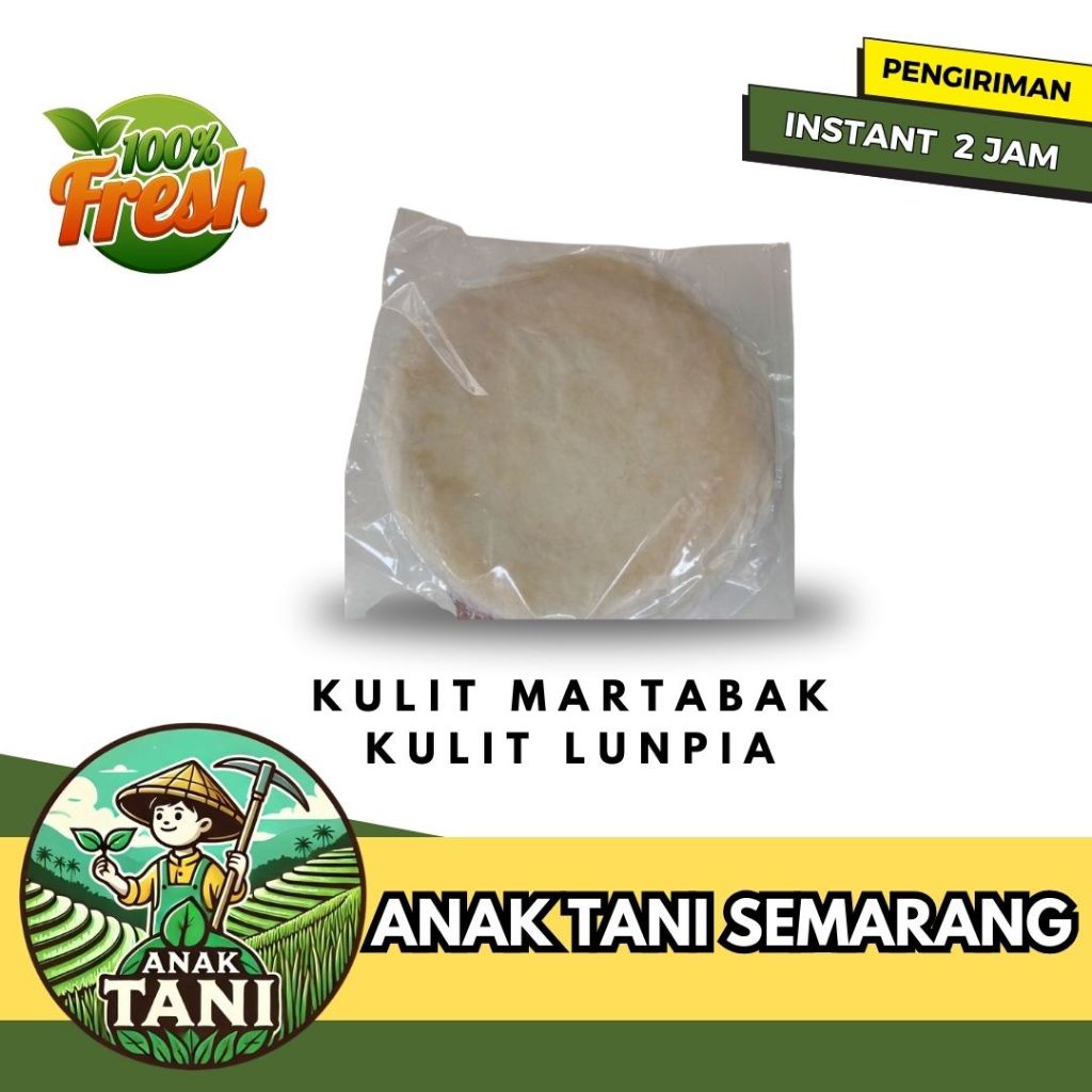 

[ANAK TANI] KULIT MARTABAK PER BUNGKUS ISI 10 PC SIAP KIRIM INSTANT AREA SEMARANG