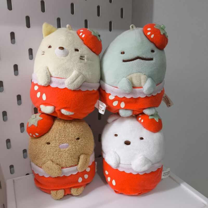 boneka sumikko gurashi strawberry series / ganci sumikko