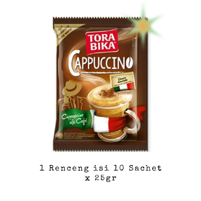 

Torabika Cappuccino 1 Renceng Isi 10 sachet x 25gr