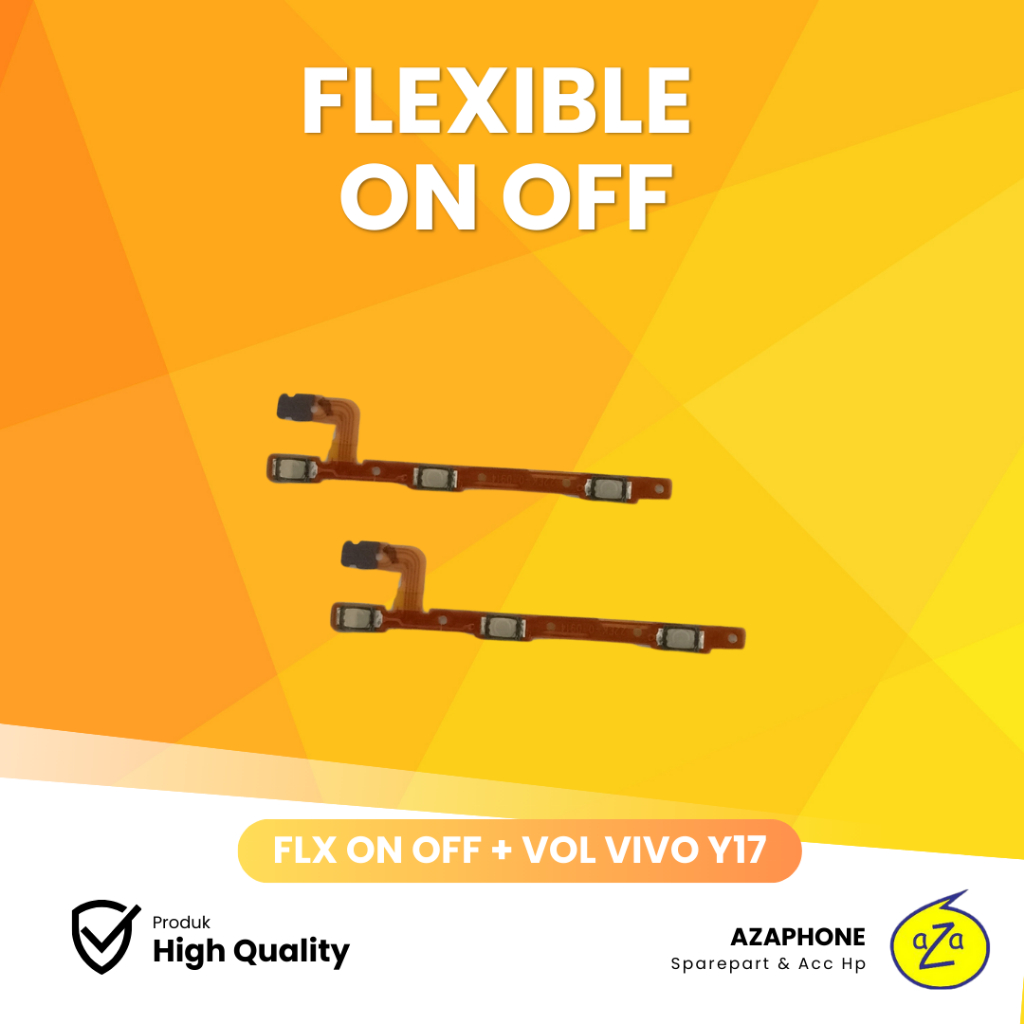 Flexible On Off + Volume Vivo Y15 / Vivo Y13 / Vivo Y12 / Vivo Y17