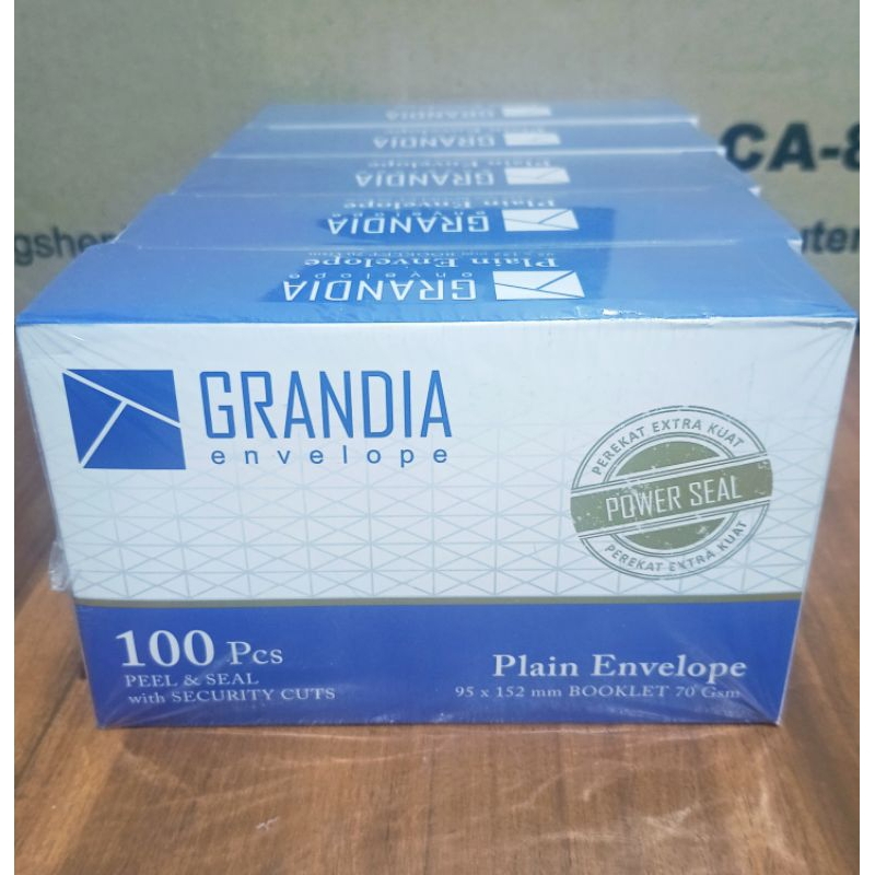 

100 Pcs Amplop GRANDIA Besar 95 x 152 MM