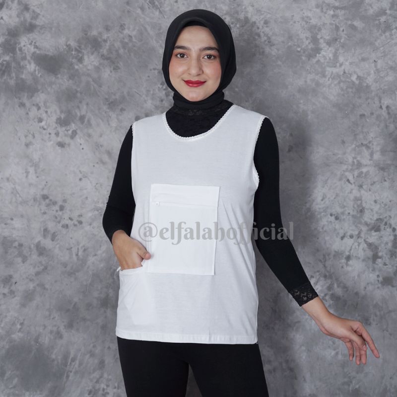 Singlet Umroh Wanita Kantong 2 Perlengkapan Umroh Wanita