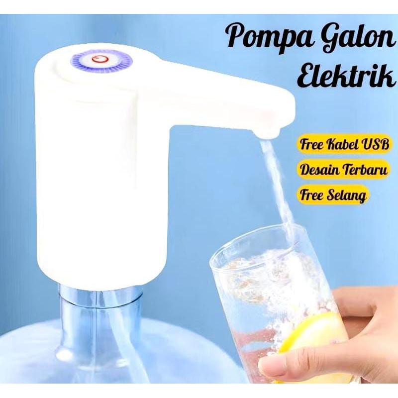 Pompa Galon Elektrik Dispenser Air Minum Pump Charge USB SX-203