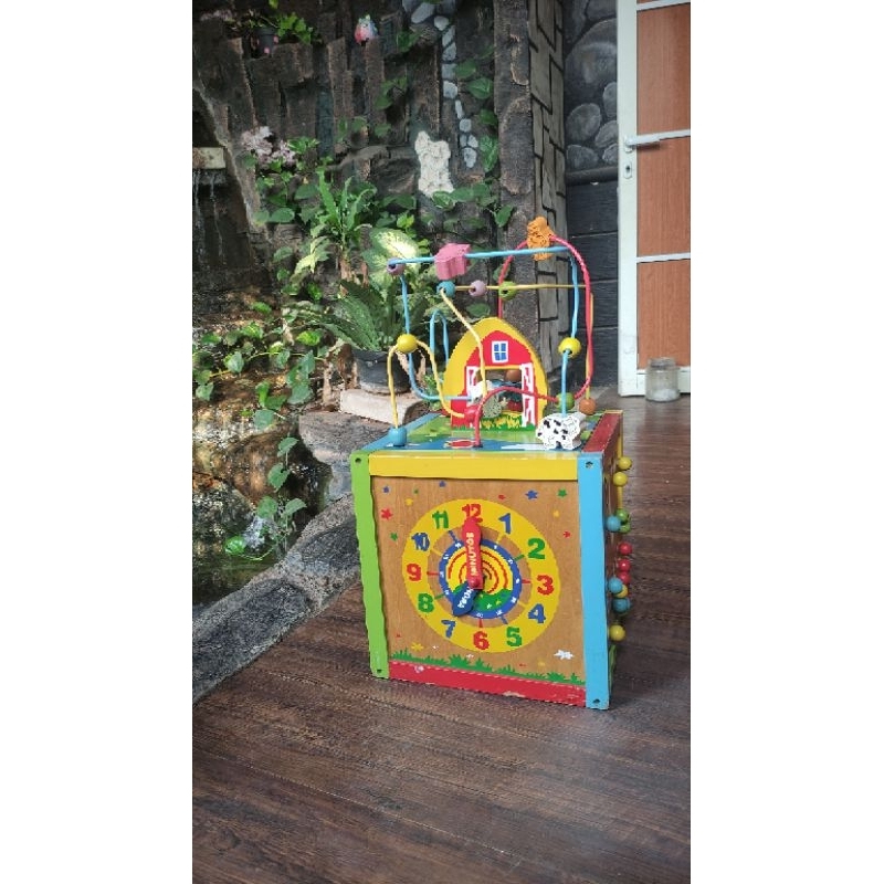 ORI ANDREU TOYS WOODEN ACTIVITY MAINAN KAYU ANAK PRELOVED LITTLE TIKES ELC FISHER PRICE PRELOVED BEK