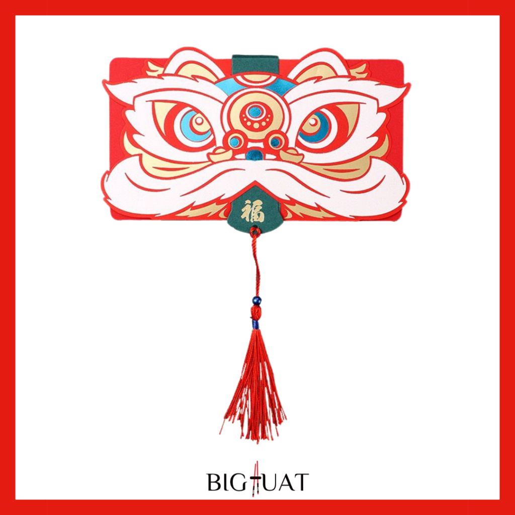 

[bighuat] Angpao Barongsai Slot Lipat / Angpau Susun 10 Slot 红包 Premium Panjang Imlek Berkualitas