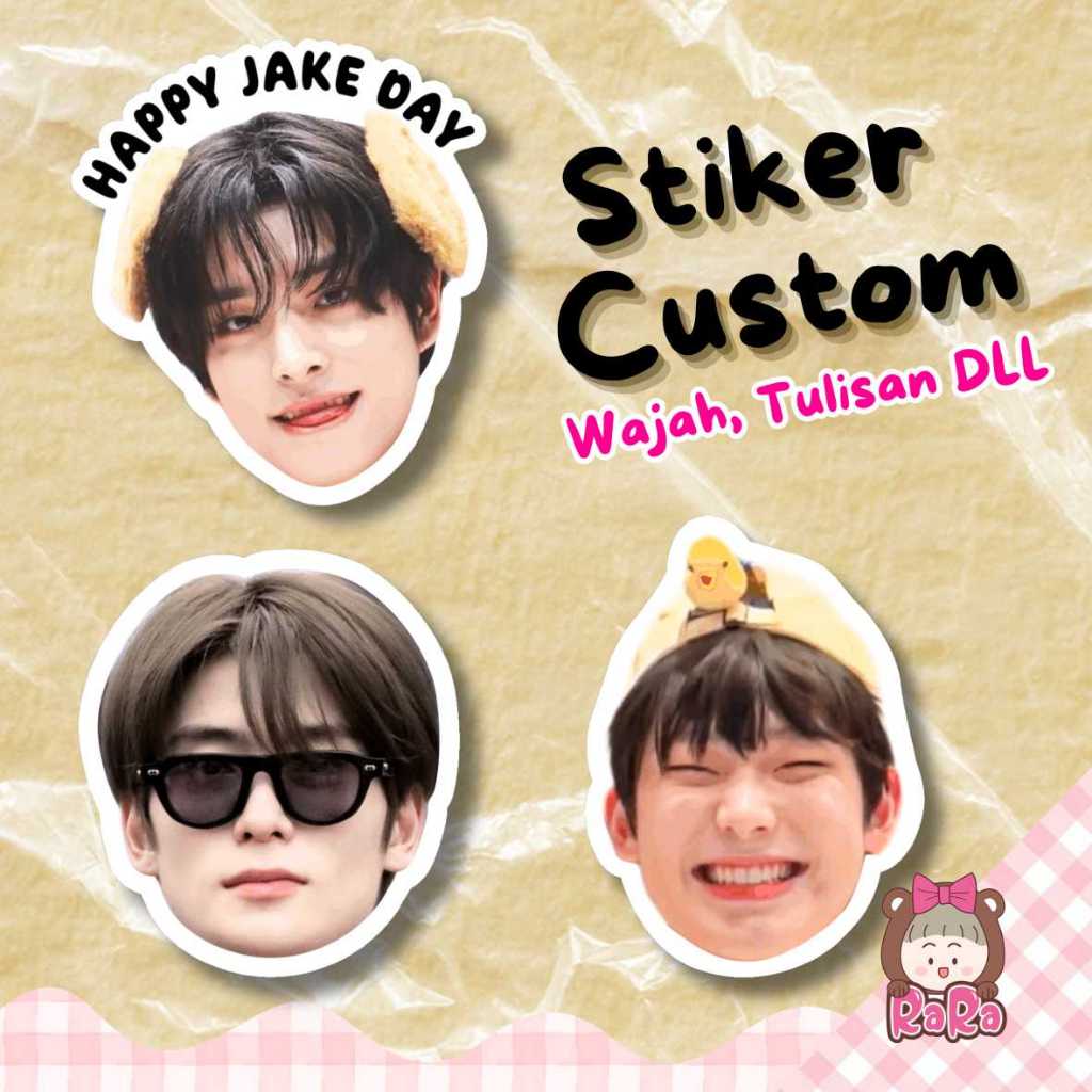 

EXPRESS STIKER CUSTOM FOTO, TULISAN, WAJAH, STIKER CUSTOM PIPI LUCU MURAH PROSES CEPAT