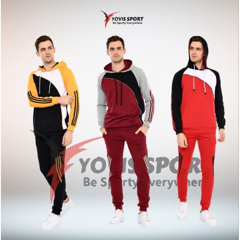 Setelan Olahrga Pria Dewasa Yovis Sport Oroginal