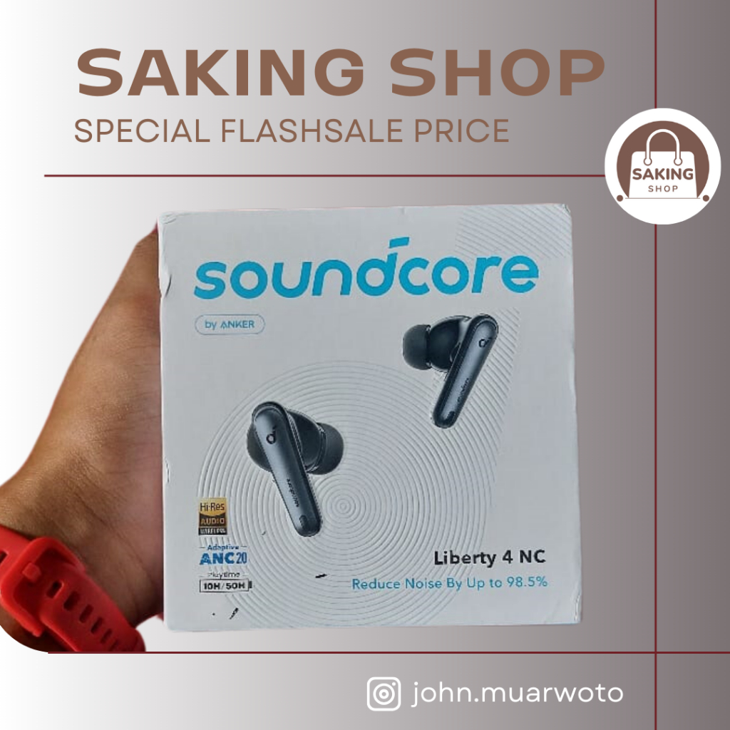 Soundcore by Anker Liberty 4 NC Earbuds Bluetooth 5.3 ANC