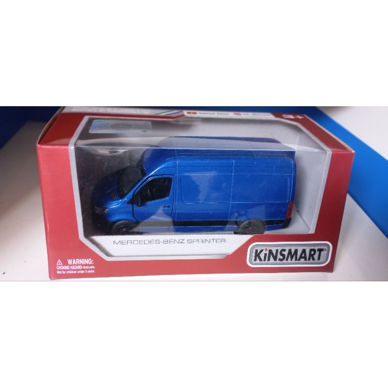 Kinsmart Mercedes Benz Sprinter Biru