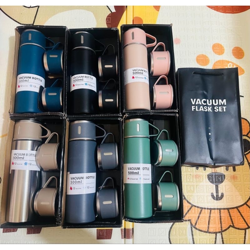 

Termos sultan Vacum Flask set/ Hampers / botol minum cangkir serba guna
