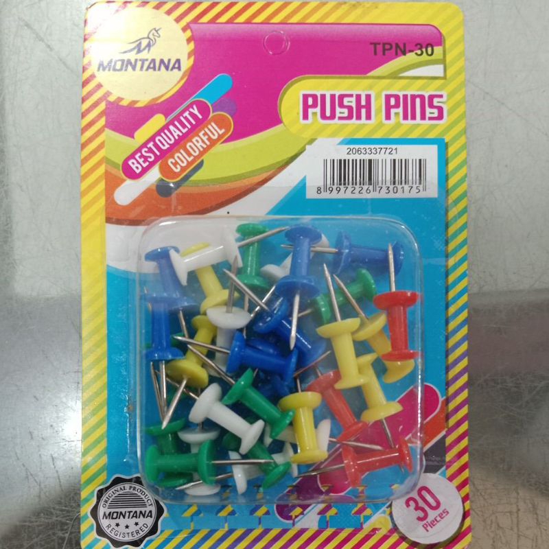 

PUSH PIN Warna MONTANA TPN-30 | paku mading
