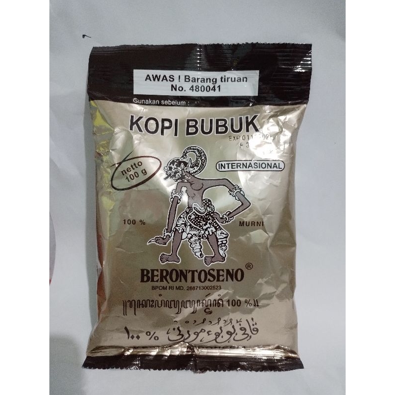 

Kopi Berontoseno Asli Kediri 100% Murni Isi 100 gram