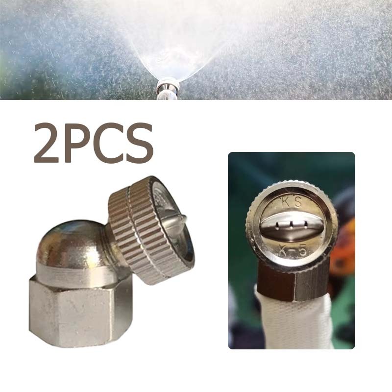 Nozzle Sprayer Bengkok 2pcs K-5 Nozzle Semprotan Pertanian Nozzle Sprayer Pertanian Sprayer Nozzle