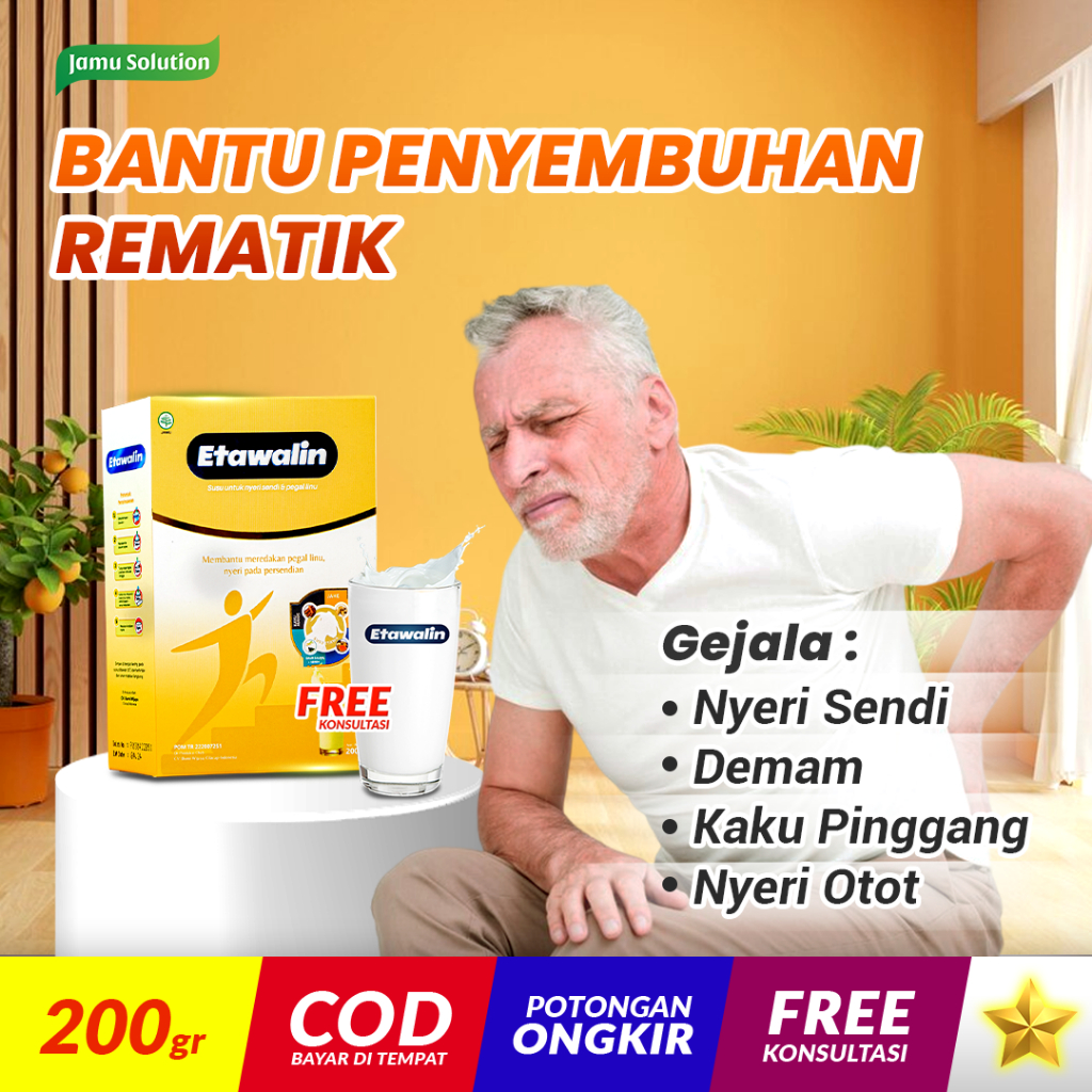

Susu Bubuk Kambing ETAWALIN Herbal Jamu Tulang Natural Alami Etawa Goat Obat Rematik