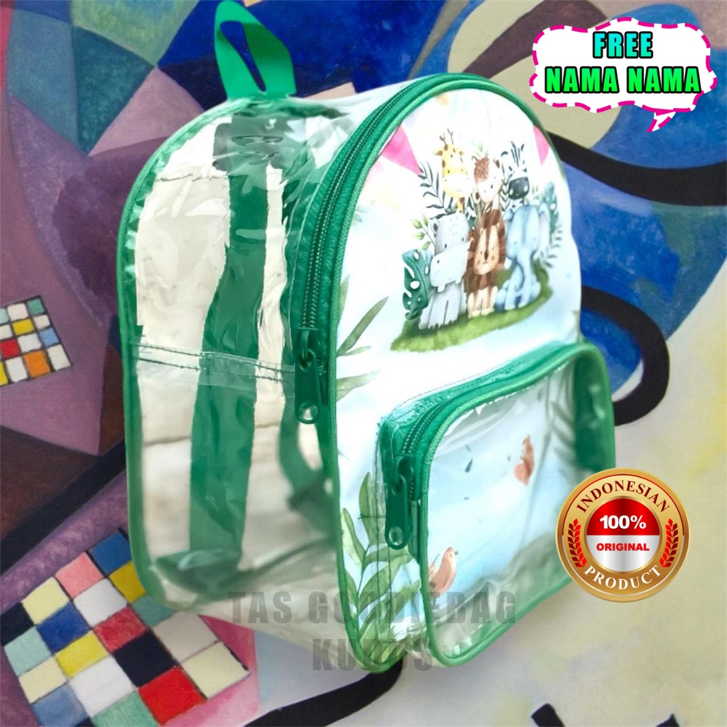 Tas Ultah Anak / Tas Souvenir Anak / Tas Ultah Pakai Nama / Tas Ultah Jinjing / Tas Ransel Mika / Ta