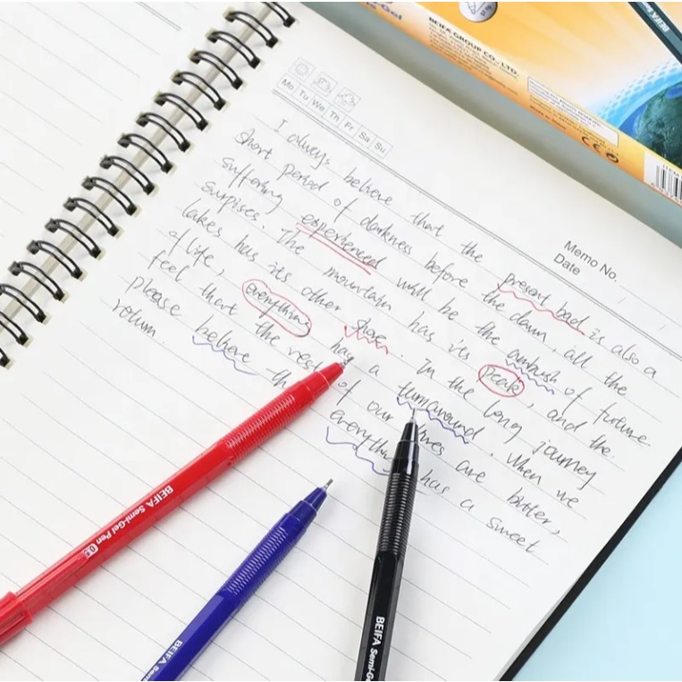 

Jual Produk Beifa Semi Gel Pen 0.5mm TA600 - 12 Pcs Pulpen Halus, Pena Tinta Lancar, Halus dan