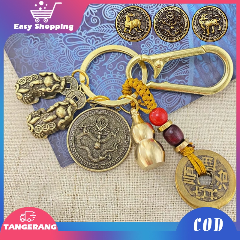 Gantungan Kunci Fengshui Gantungan Kunci Pixiu Tradisional Gantungan Kunci Keberuntungan Feng Shui