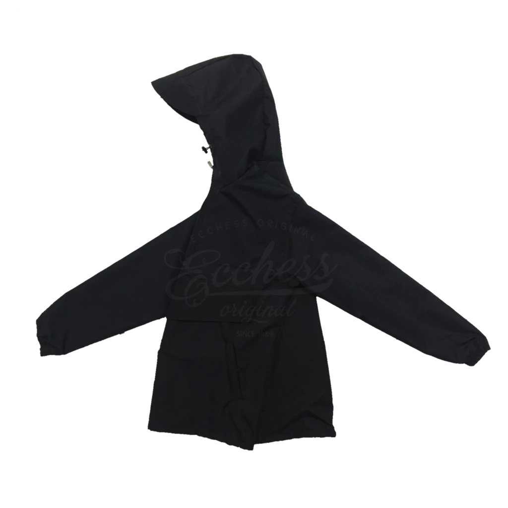 Jacket Cagoule Gropcore Polos Hitam /Jacket Cagoule Polos Waterproof Pria/Wanita COD Hiking Outdoor