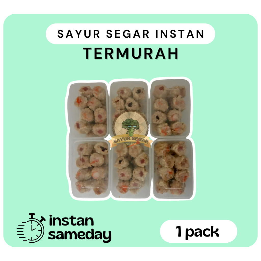 

Dimsum Enak 10pcs Free Box - Sayur Segar Instan