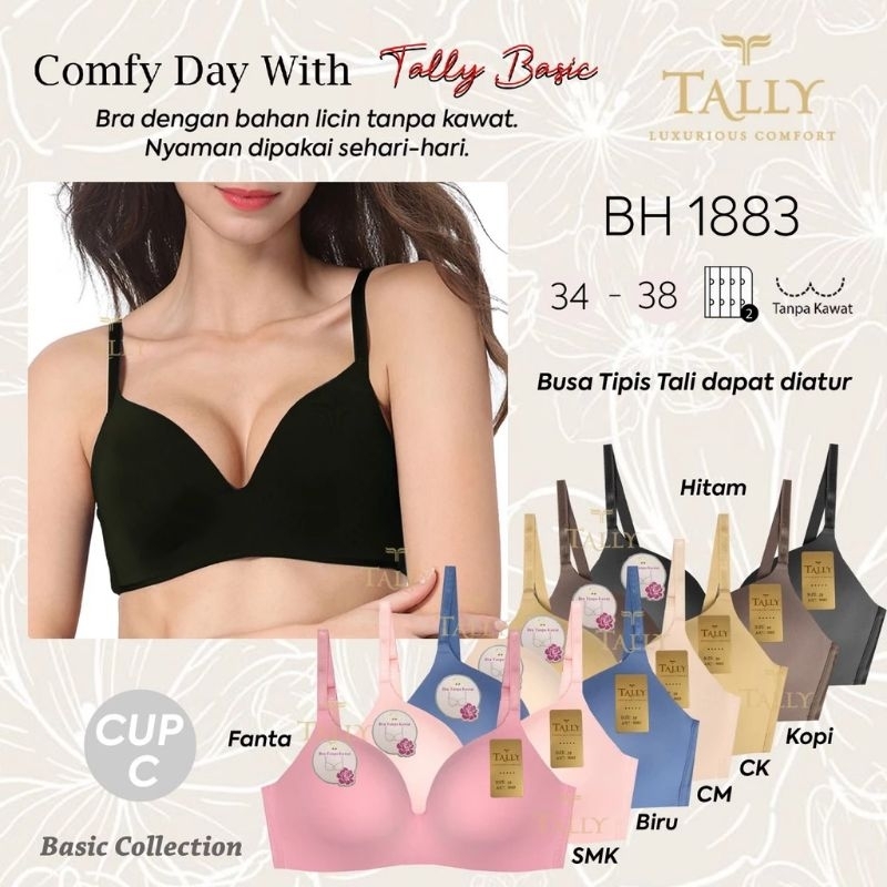 DWB-BH TALLY 1883/BH TALLY/BH TALLY TANPA KAWAT/BH TALLY BUSA SEDANG TANPA KAWAT