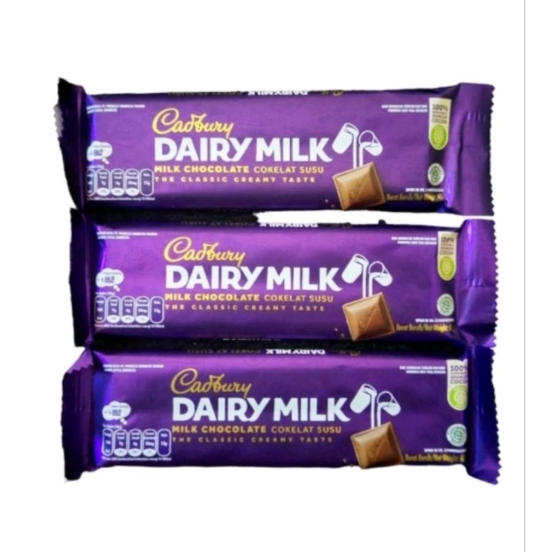 

Cadbury Dairy Milk Chocolate 62g SALE Reject Penyok