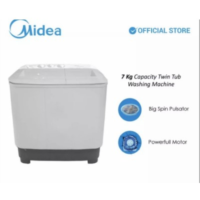 Mesin Cuci MIDEA 2 Tabung MTD 79 NTG