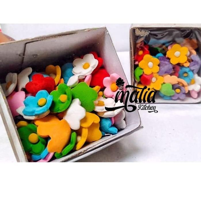 

bunga LCL mini warna warni 100 pcs