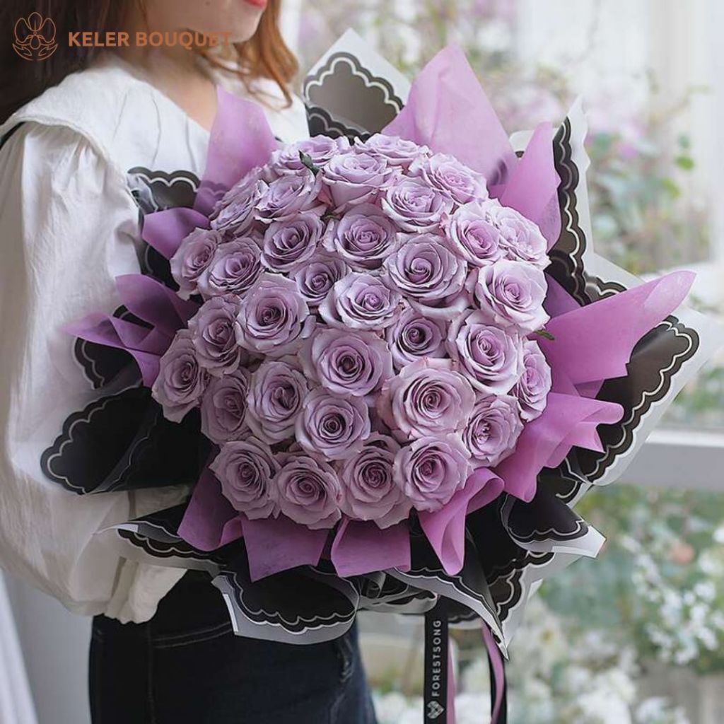 

iDk90 (Isi 20 Lembar) Kertas Buket Flower Wrapping Paper List Cloud Awan Frame Transparan Cellophone