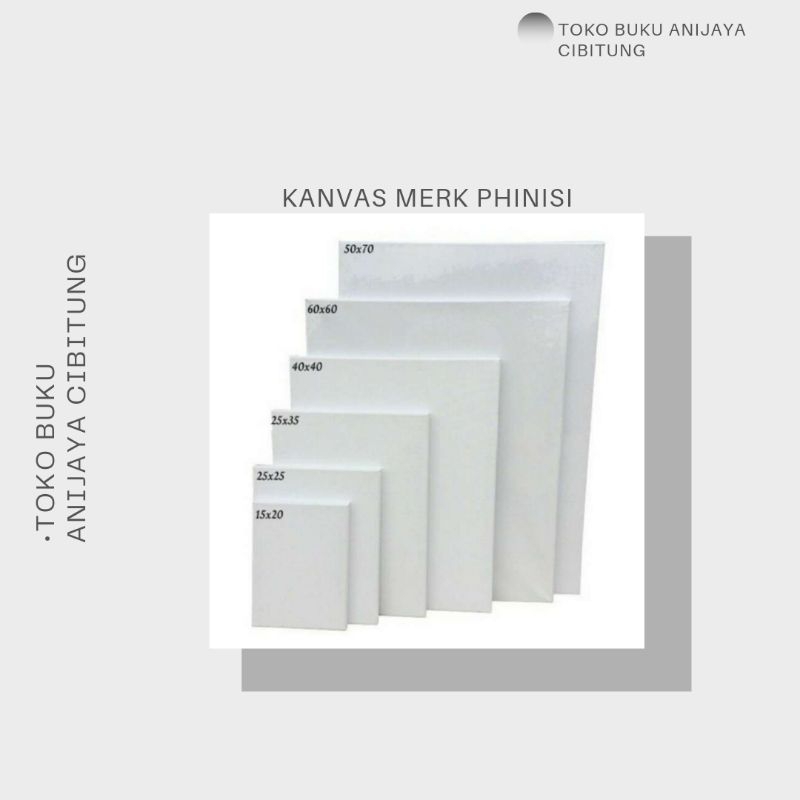 

KANVAS MERK PHINISI LUKIS 30X30 CM BERKUALITAS