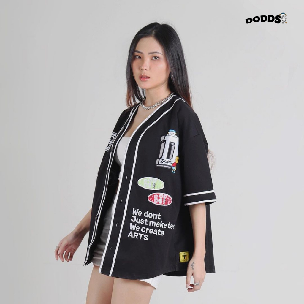 DODDS Origin Jersey Baseball Black Denny Sumargo