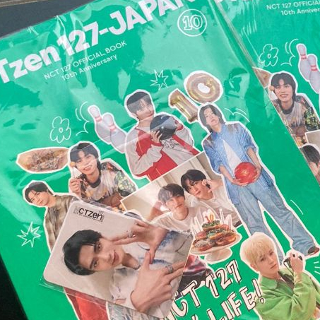 NCT127 Japan ofc Book 10th Anniversary  Magazine Vol. 10 + Photocard Jaehyun