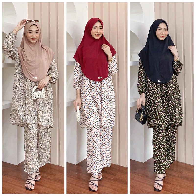 Odelia - Safa Setcel + Hijab / One Set Celana Hd.Id / Ori Hd.id