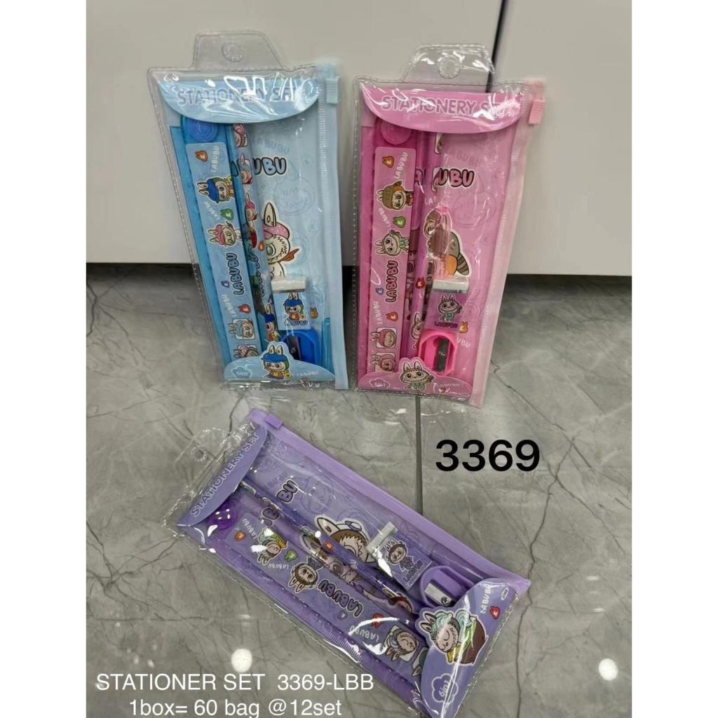 

STUDY SET / Stationery / Alat Tulis Set Karakter Anak Labubu